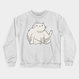 Fluffy cat Crewneck Sweatshirt